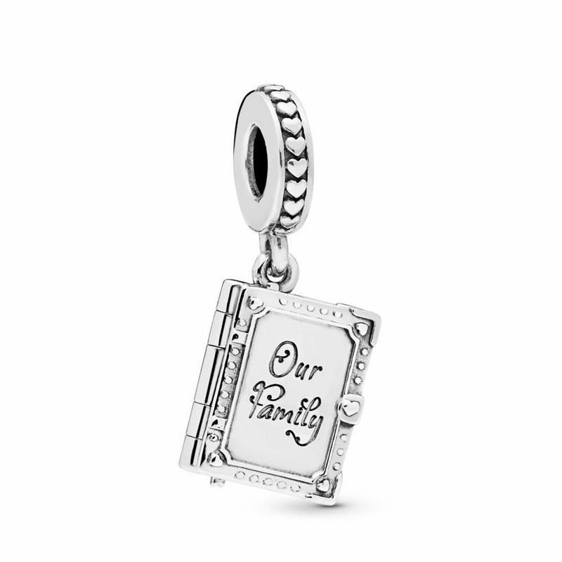 Pandora Family Book Dangle Charm Silver Egypt YH2594306